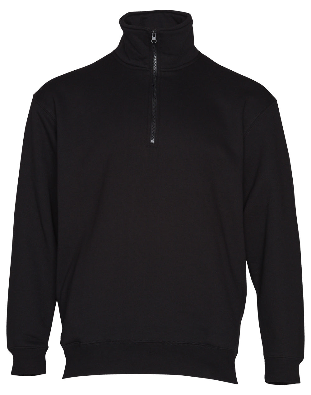 [FL02] 1/2 zip collar fleecy sweat