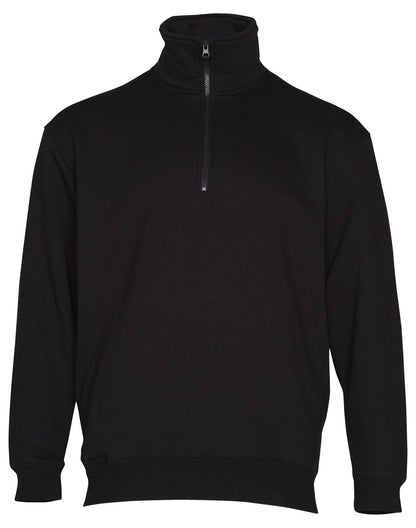 [FL02] 1/2 zip collar fleecy sweat