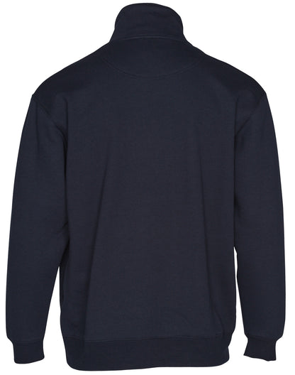 [FL02] 1/2 zip collar fleecy sweat