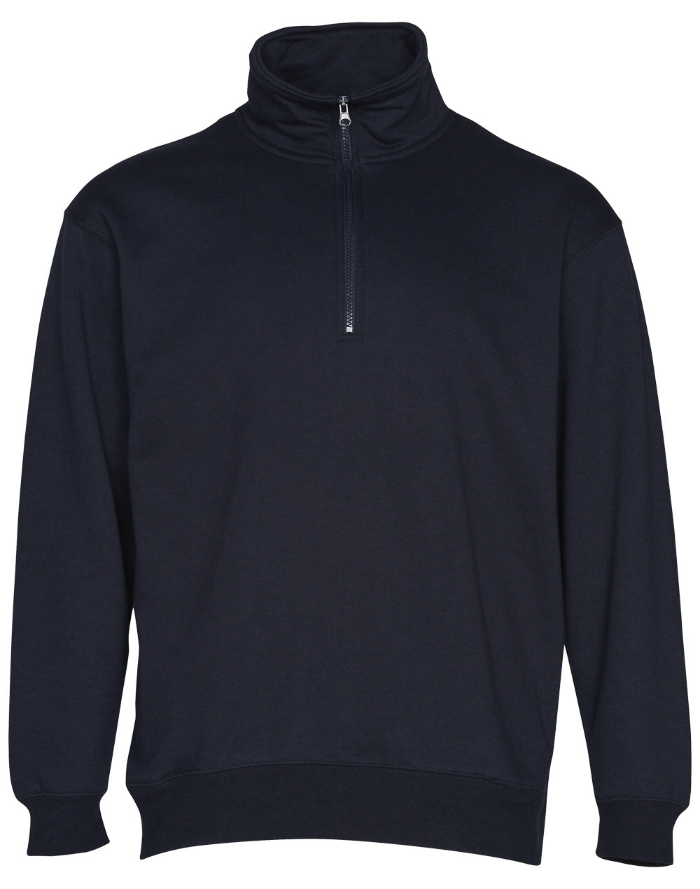 [FL02] 1/2 zip collar fleecy sweat