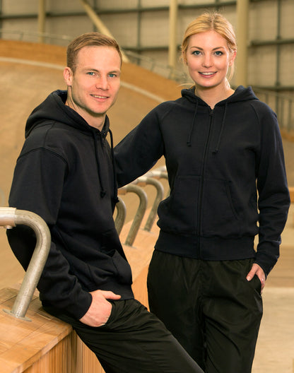 [FL04] Ladies' full-zip fleecy hoodie
