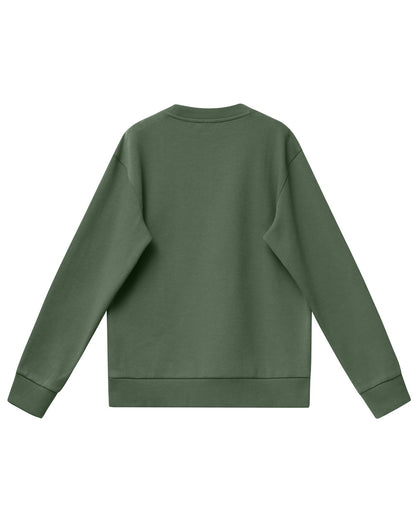 [FL05] Unisex Airlayered CVC Crew Neck Sweater
