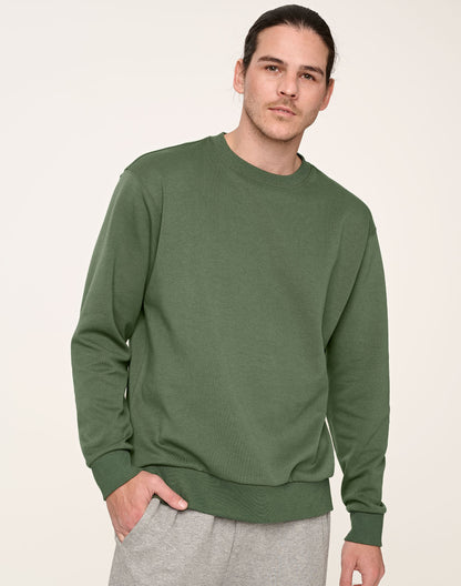 [FL05] Unisex Airlayered CVC Crew Neck Sweater