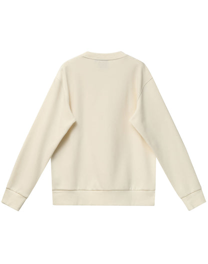 [FL05] Unisex Airlayered CVC Crew Neck Sweater