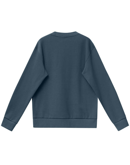 [FL05] Unisex Airlayered CVC Crew Neck Sweater