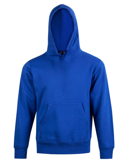 [FL09K] Kids' Close Front  Contrast Fleecy Hoodie