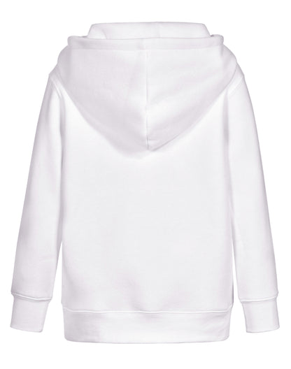 [FL09K] Kids' Close Front  Contrast Fleecy Hoodie