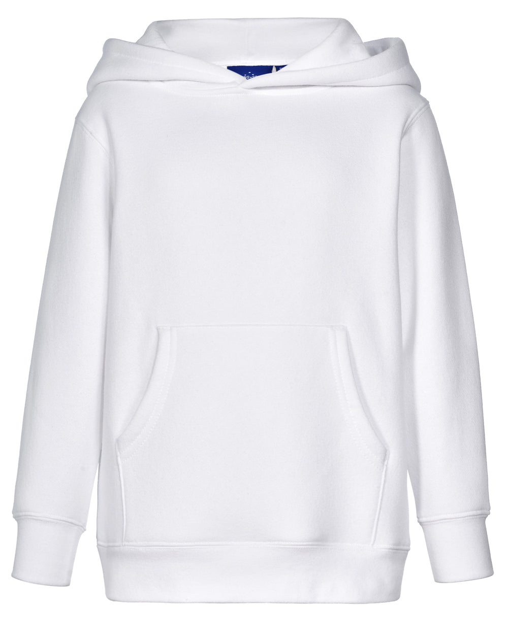 [FL09K] Kids' Close Front  Contrast Fleecy Hoodie