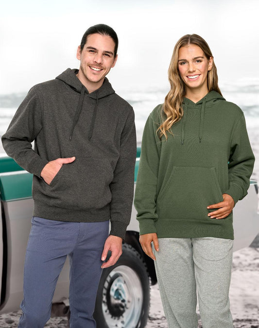 [FL09] Adult's Close Front  Contrast Fleecy Hoodie