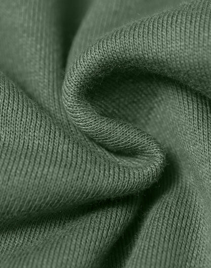 [FL09] Adult's Close Front  Contrast Fleecy Hoodie
