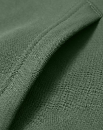[FL09] Adult's Close Front  Contrast Fleecy Hoodie