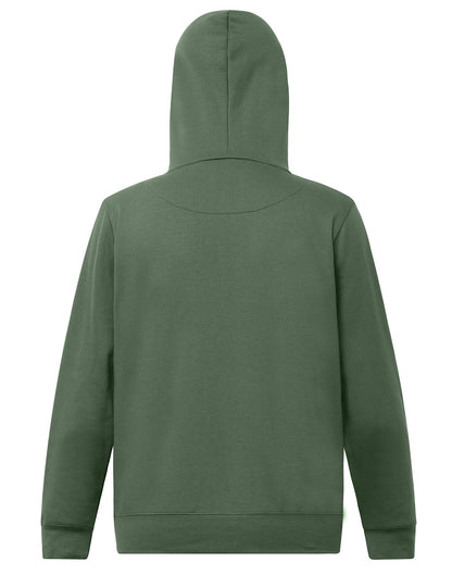 [FL09] Adult's Close Front  Contrast Fleecy Hoodie
