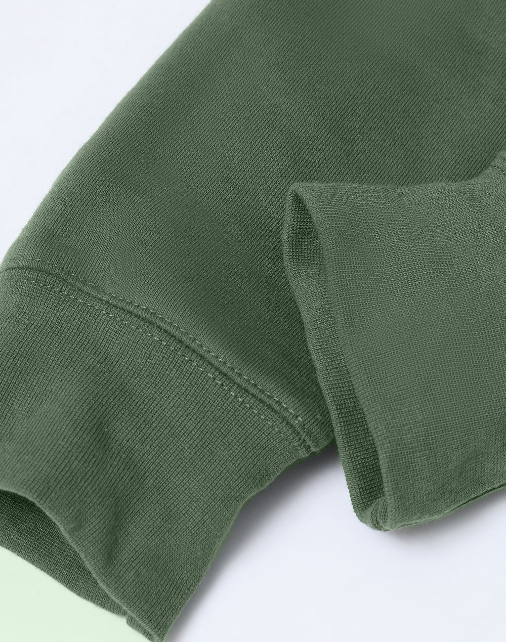[FL09] Adult's Close Front  Contrast Fleecy Hoodie