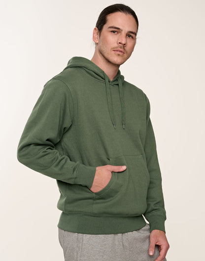 [FL09] Adult's Close Front  Contrast Fleecy Hoodie