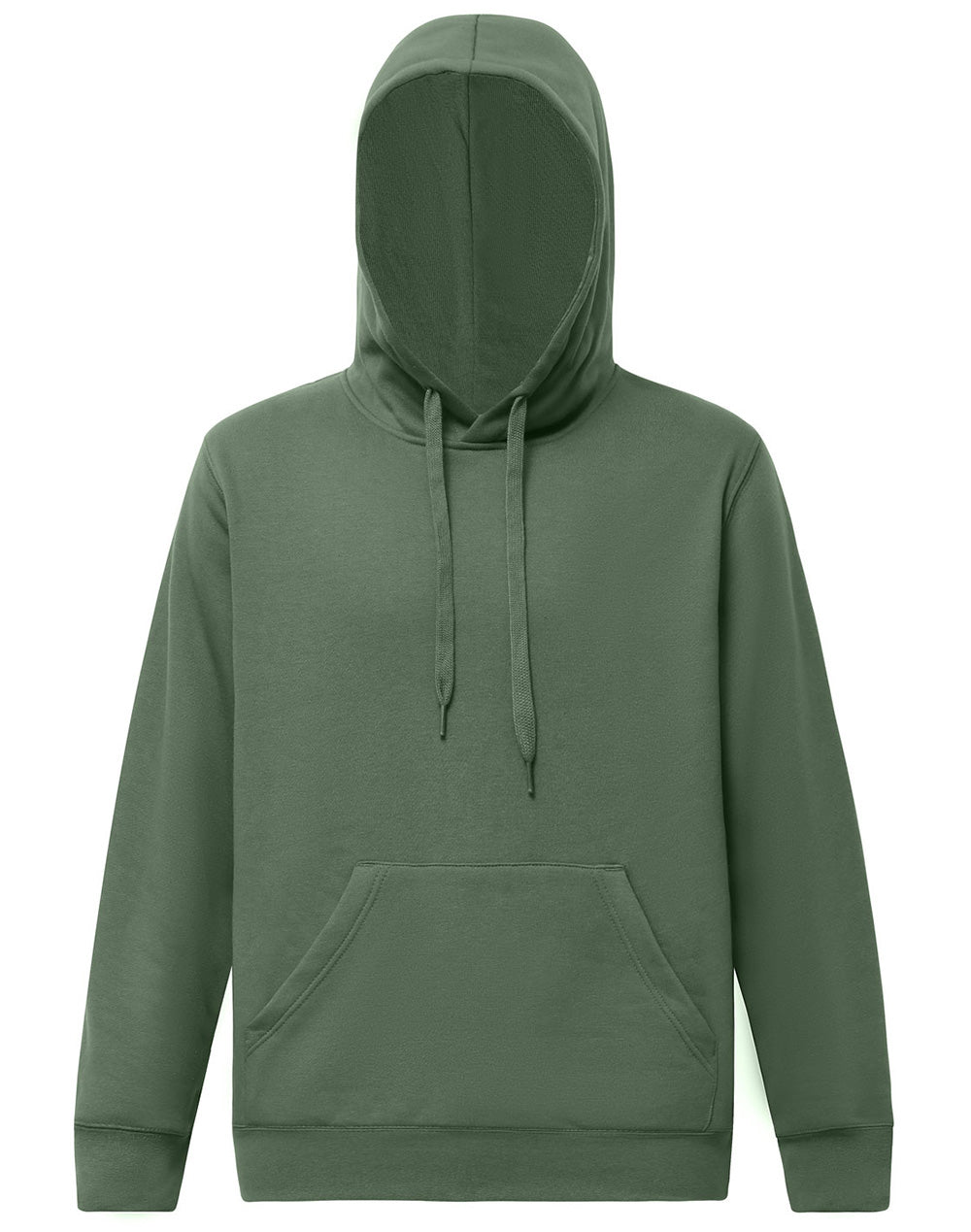 [FL09] Adult's Close Front  Contrast Fleecy Hoodie