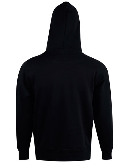 [FL09] Adult's Close Front  Contrast Fleecy Hoodie