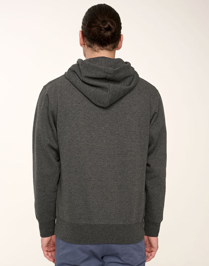 [FL09] Adult's Close Front  Contrast Fleecy Hoodie