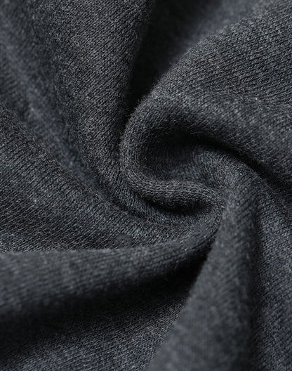 [FL09] Adult's Close Front  Contrast Fleecy Hoodie