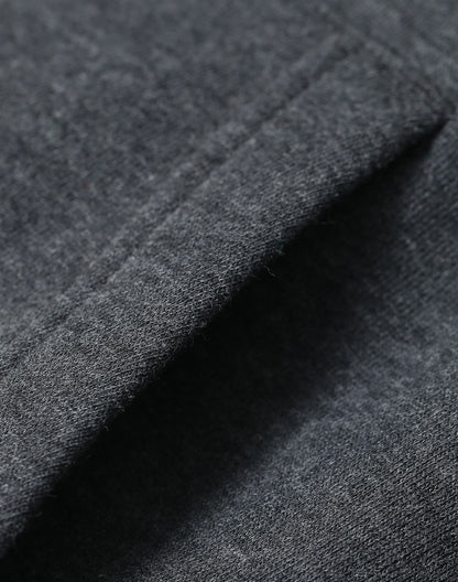 [FL09] Adult's Close Front  Contrast Fleecy Hoodie