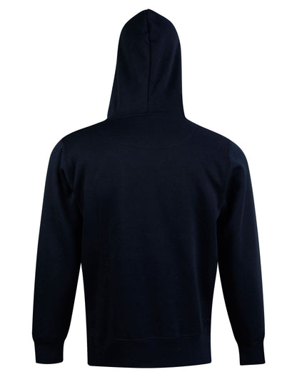 [FL09] Adult's Close Front  Contrast Fleecy Hoodie