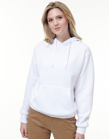 [FL09] Adult's Close Front  Contrast Fleecy Hoodie