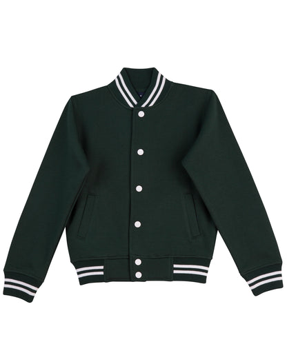 [FL11K] Kid's Fleece Varsity Jacket