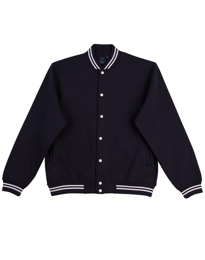 [FL11K] Kid's Fleece Varsity Jacket