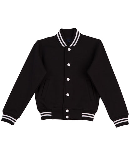 [FL11] Adult's Fleece Varsity Jacket