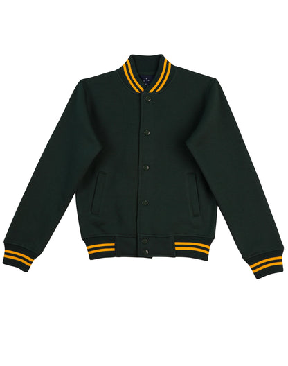 [FL11] Adult's Fleece Varsity Jacket
