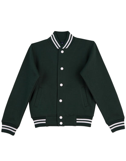 [FL11] Adult's Fleece Varsity Jacket