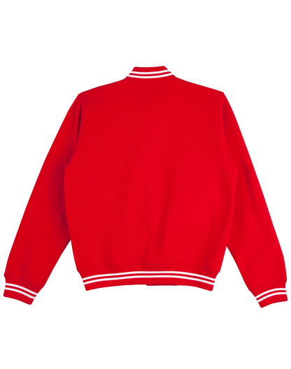 [FL11] Adult's Fleece Varsity Jacket