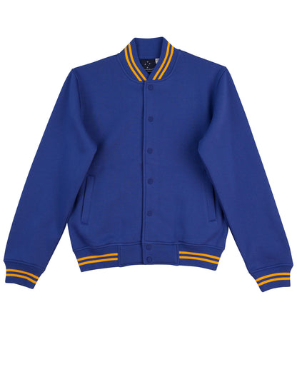 [FL11] Adult's Fleece Varsity Jacket