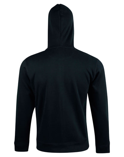 [FL17] Men's Full Zip Contrast Fleece Hoodie