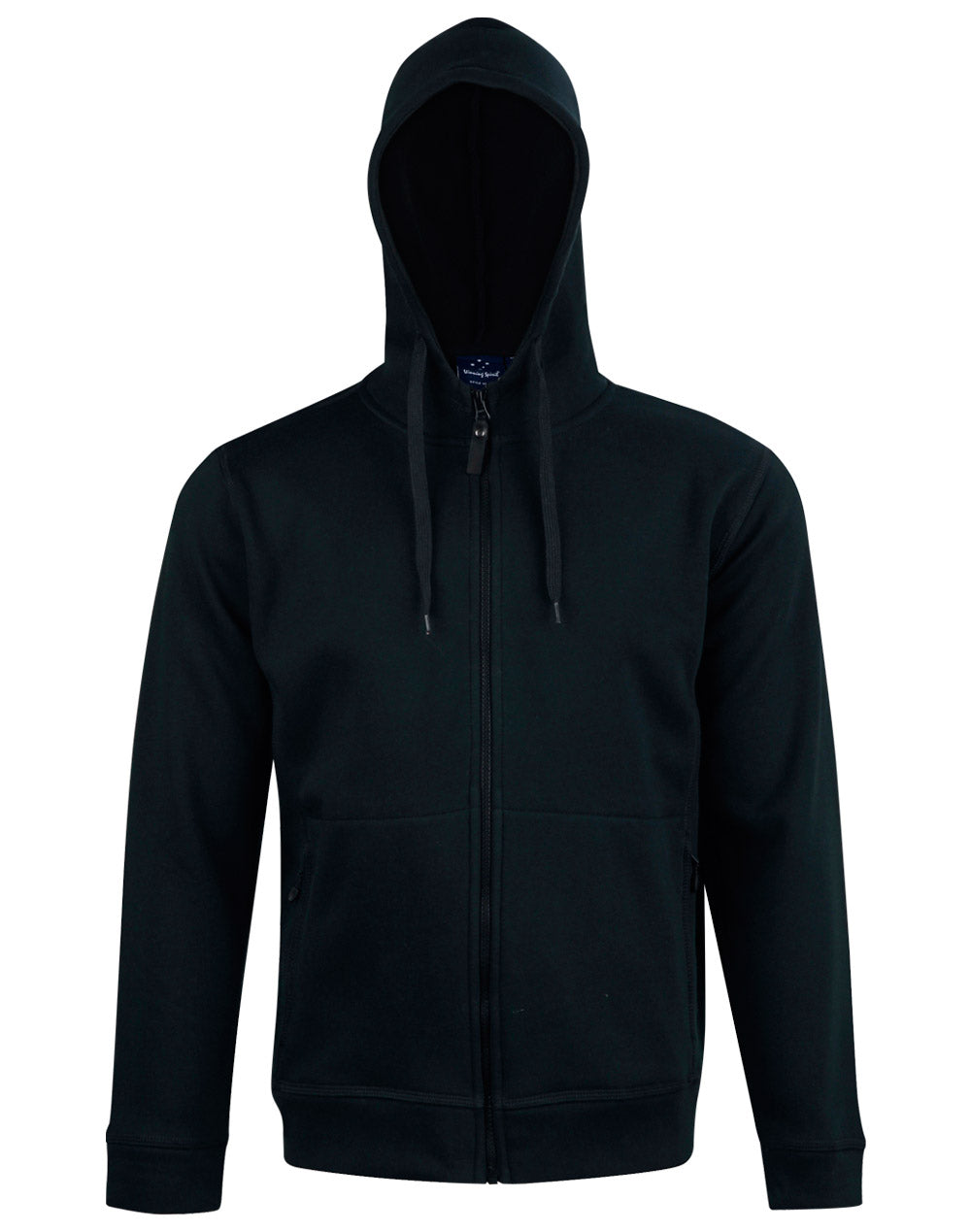 [FL17] Men's Full Zip Contrast Fleece Hoodie