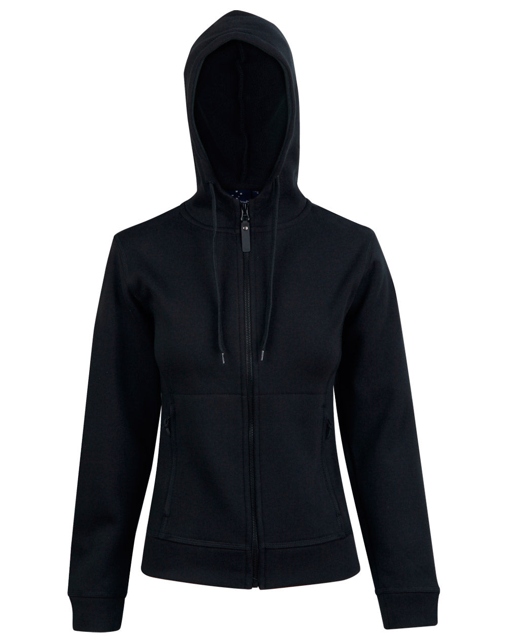 [FL18] Ladies' Full Zip Contrast Fleece Hoodie