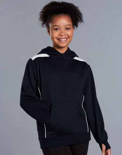 [FL19K] Kids' Kangaroo Pocket Contrast Hoodie
