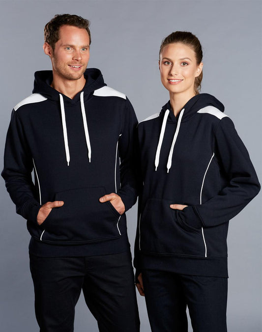[FL19] Adult's Kangaroo Pocket Contrast Hoodie