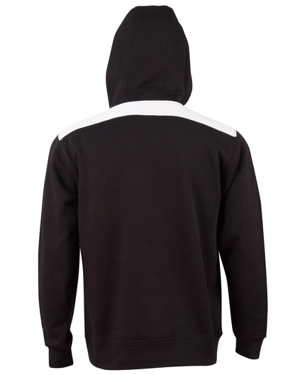 [FL19] Adult's Kangaroo Pocket Contrast Hoodie
