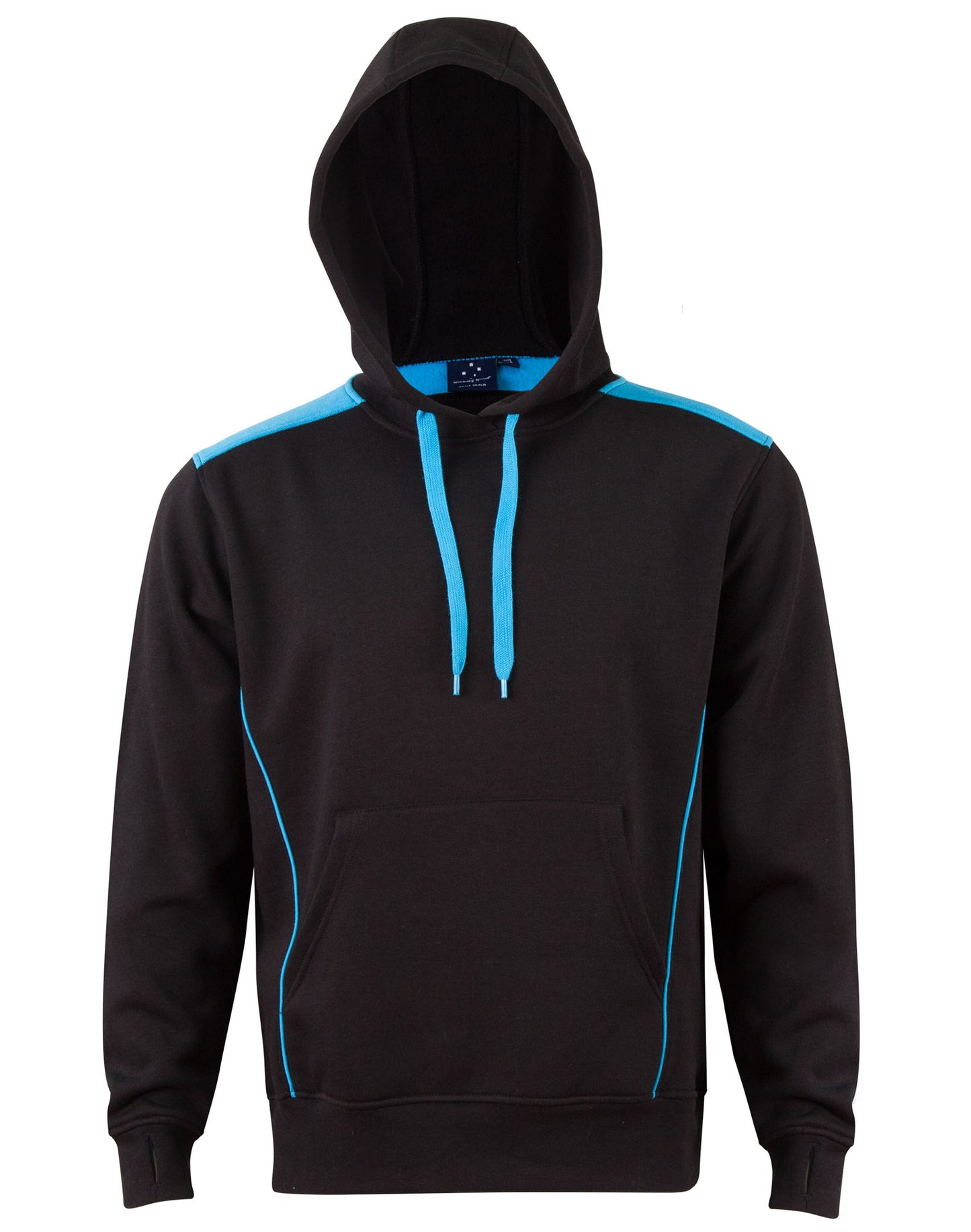 [FL19] Adult's Kangaroo Pocket Contrast Hoodie