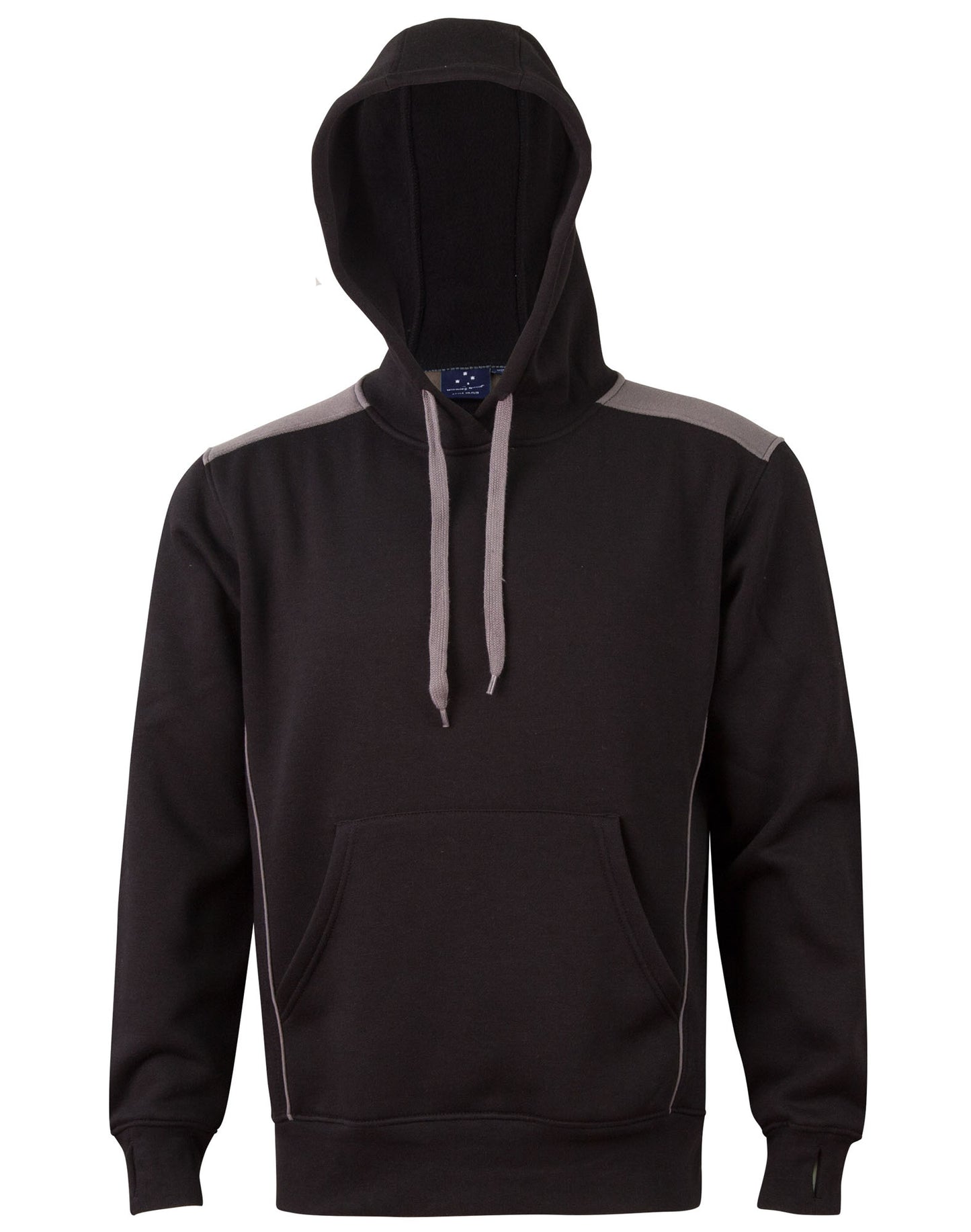 [FL19] Adult's Kangaroo Pocket Contrast Hoodie