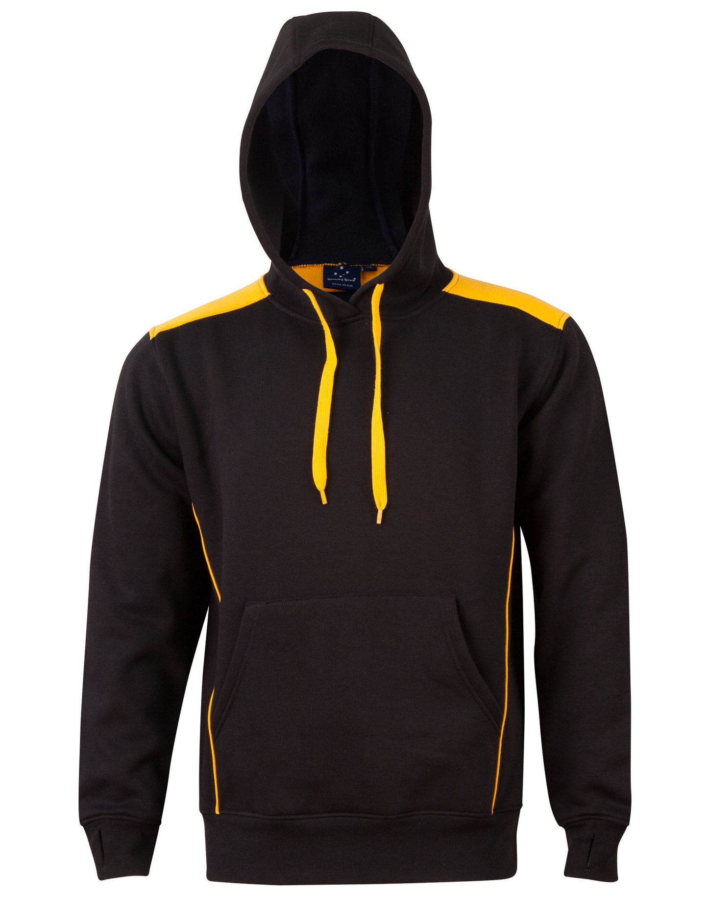 [FL19] Adult's Kangaroo Pocket Contrast Hoodie