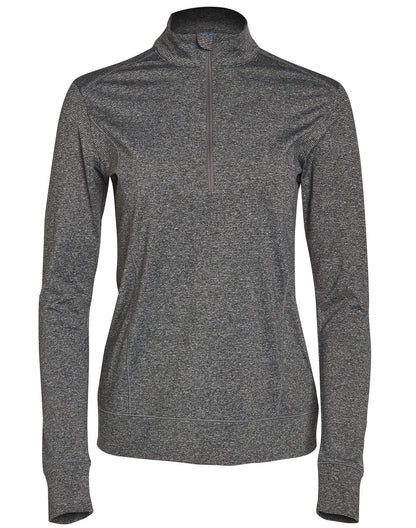 [FL26] Ladies' Half Zip L/S Sweat Top