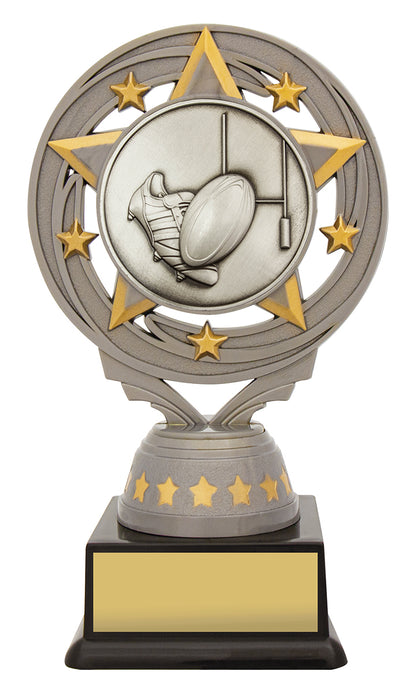 Silver Rugby Torch