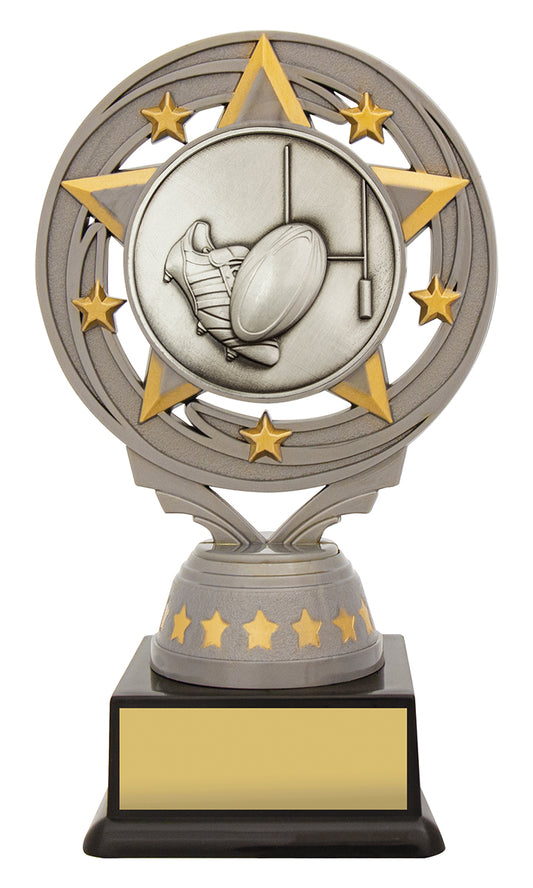 Silver Rugby Torch