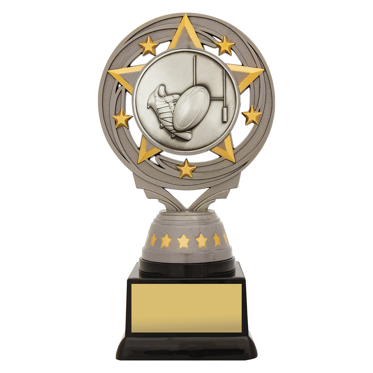 Silver Rugby Torch