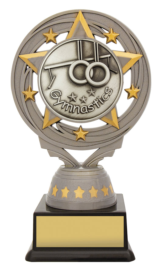 Silver Gymnastics Torch