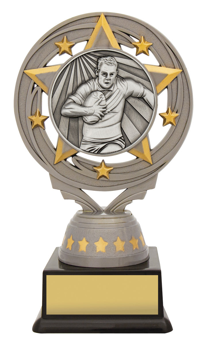 Silver Male Rugby Torch