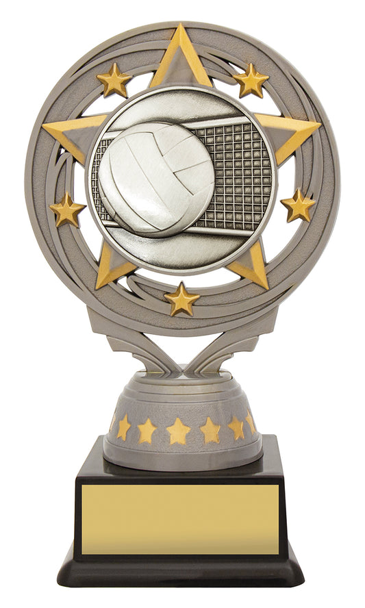 Silver Volleyball Torch
