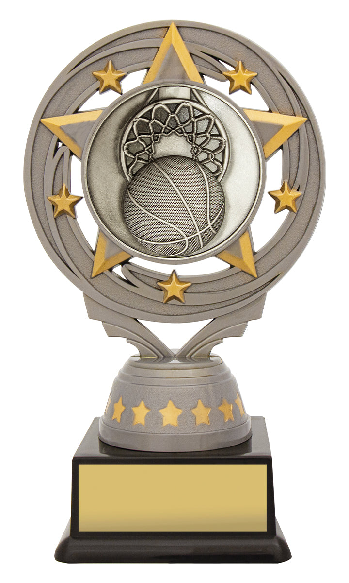 Silver Basketball Torch