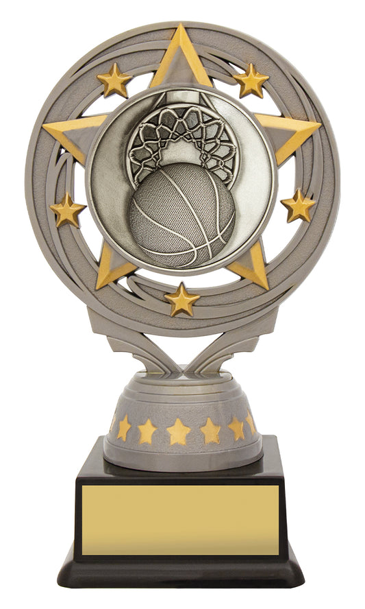 Silver Basketball Torch